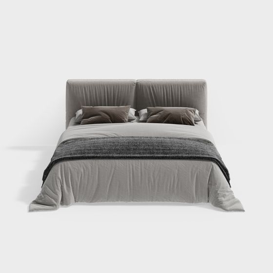 Urban Comfort 3D model Bed for Home Design