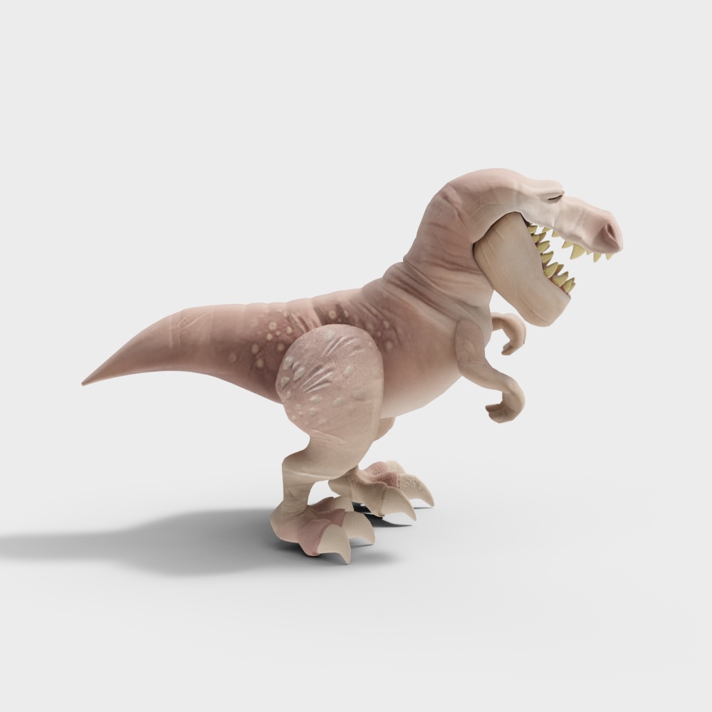High-Detail Low-Poly T-Rex 3D Model