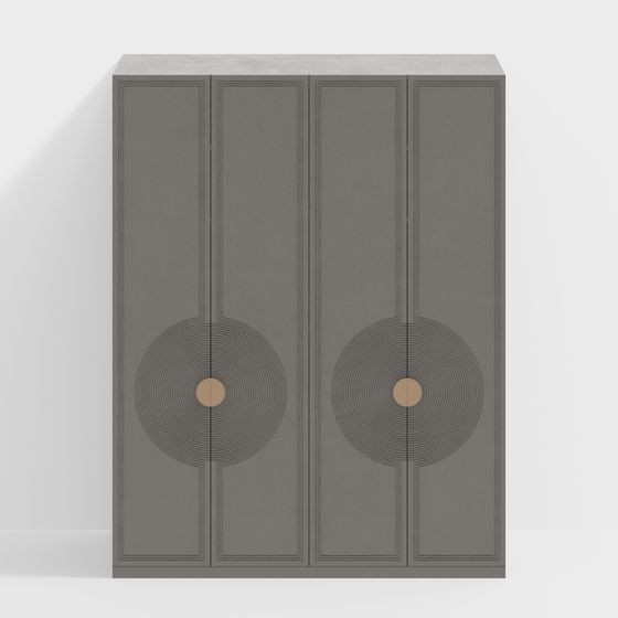 Minimalist Wardrobe 3D model