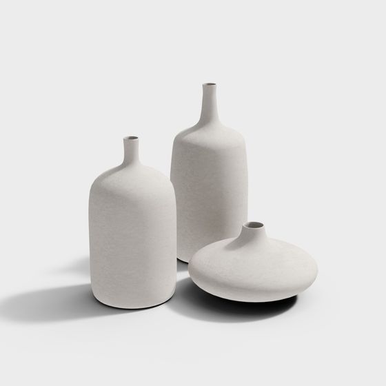 Urban Serenity Vase 3D model for Modern Spaces