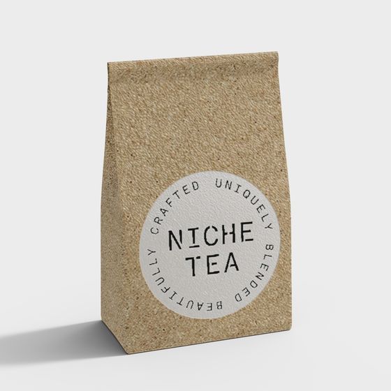 Niche Tea Packaging 3D model