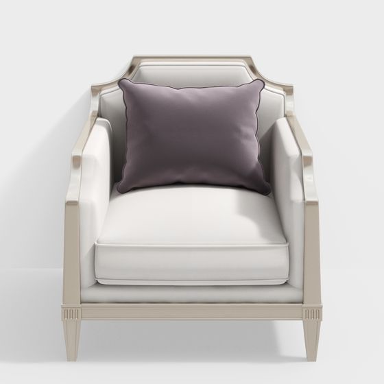 Urban Elegance Single Sofa 3D model