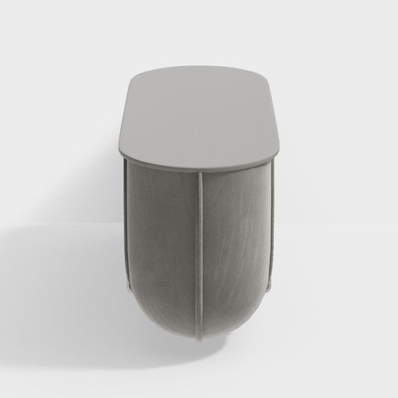 Stylish Capsule Sofa 3D model for Modern Interiors