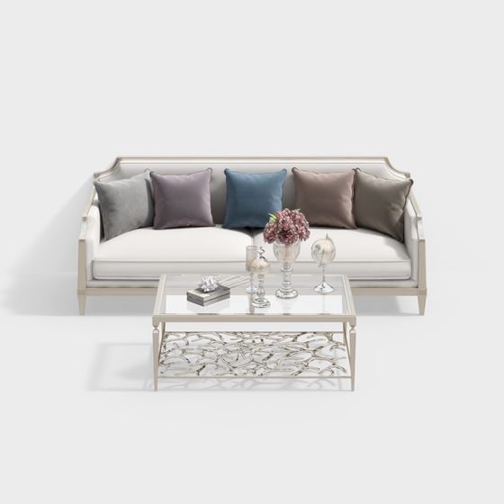 Elegance Sofa 3D model for Modern Interiors