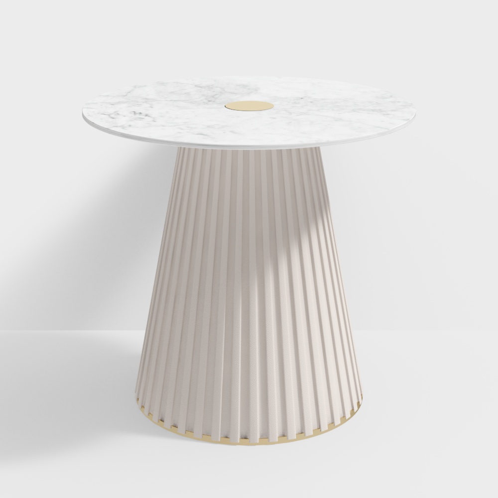 LS620L2-A小型円卓 - ホワイト