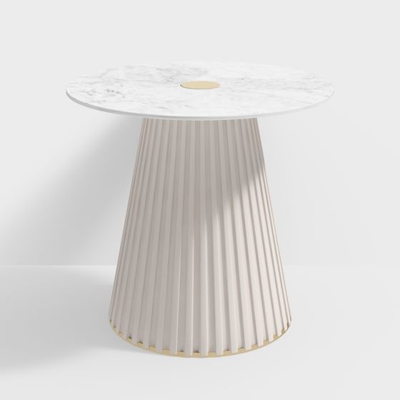 LS620L2-A小型円卓 - ホワイト