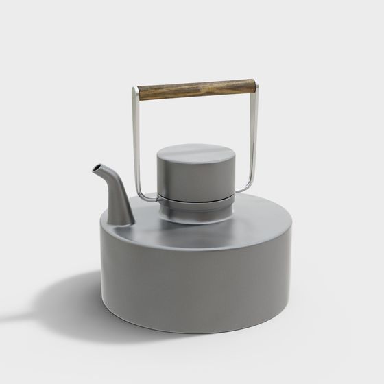 Modern Minimalist Teapot 3D model