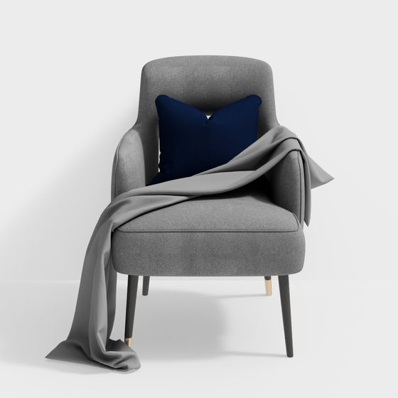 Comfortable Sofa 3D model for Modern Interiors