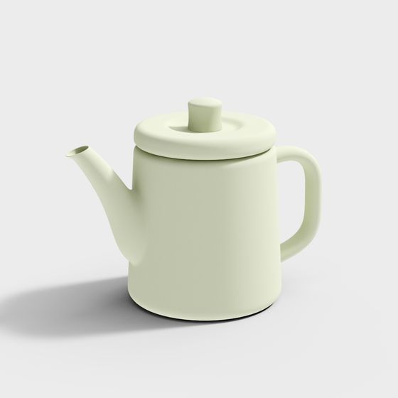 Stylish Low-Poly Teapot 3D model for Creative Projects