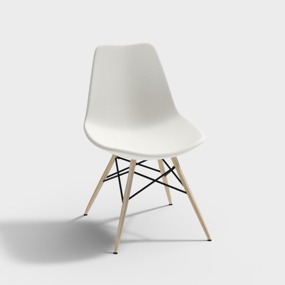 현대적인 간단한 등받이 의자