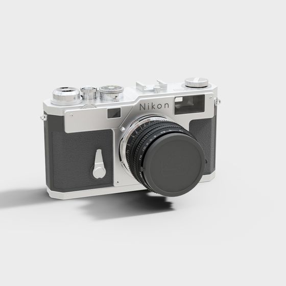 Nikon Camera 3D model - Vintage Meets Modern