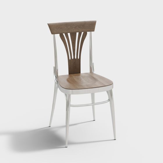 Ghế gỗ có tựa lưng kiểu Mỹ