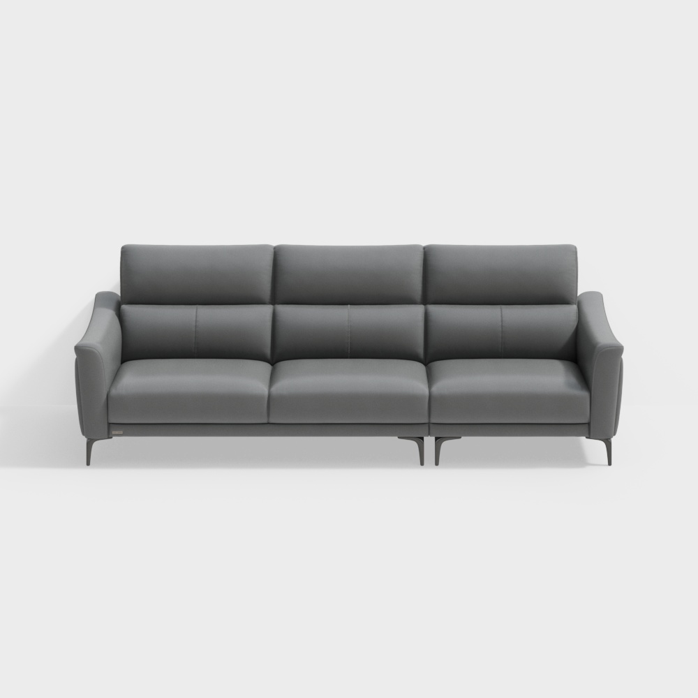 BS181-A Einzelsofa + Doppelsofa - Innu Grau