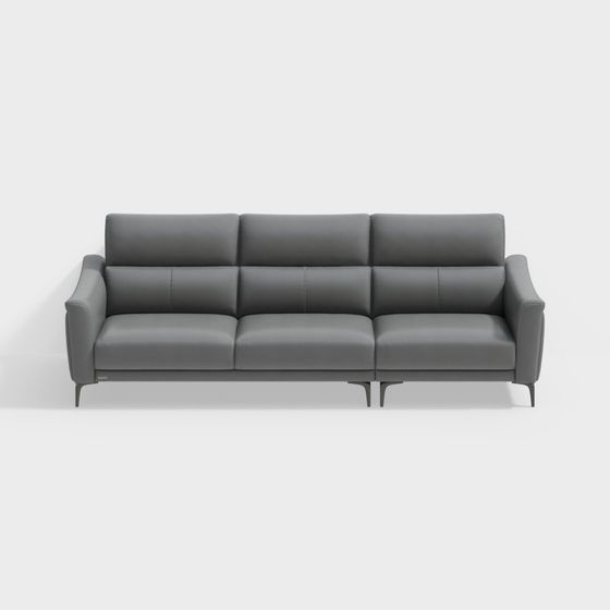 BS181-A Einzelsofa + Doppelsofa - Innu Grau