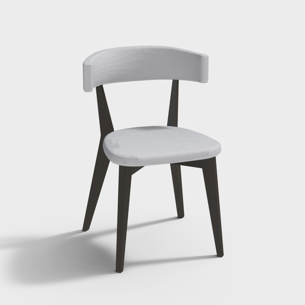 Silla con respaldo moderna