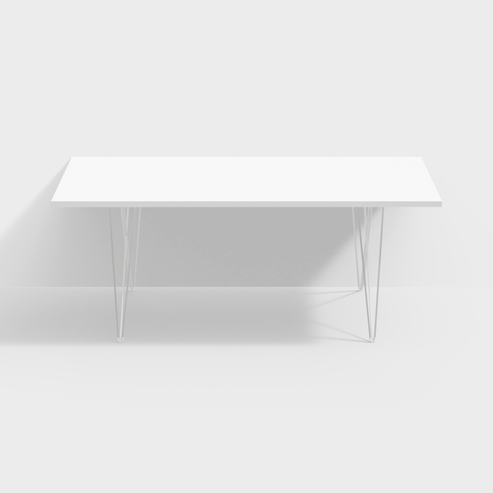Mesa de comedor moderna y simple