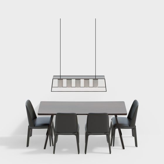Urban Dining Set 3D model