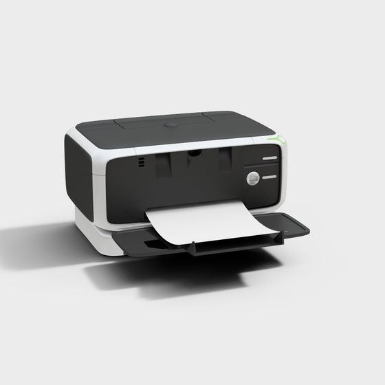 Stylish Low-Poly 3D Printer Model Design