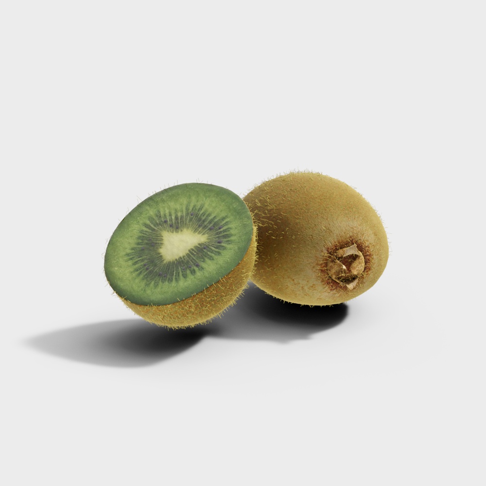 Realistic Kiwi 3D model for Creative Projects