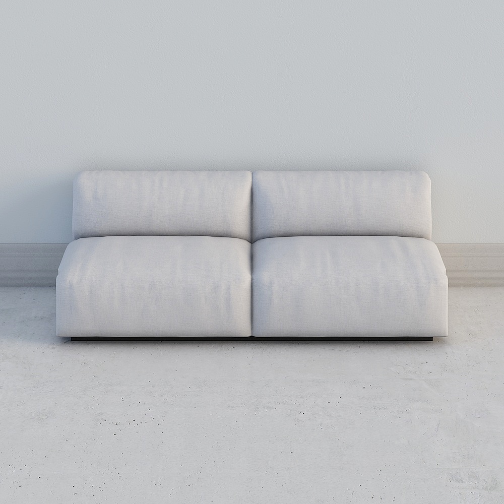 Minimalist 3D Model Sofa for Modern Interiors