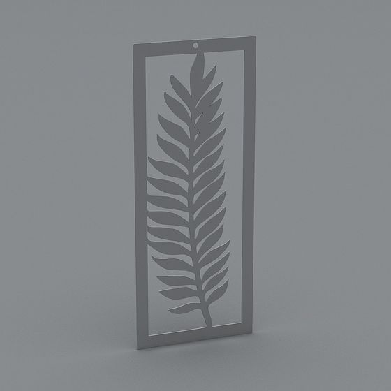 Fern Panel 3D model