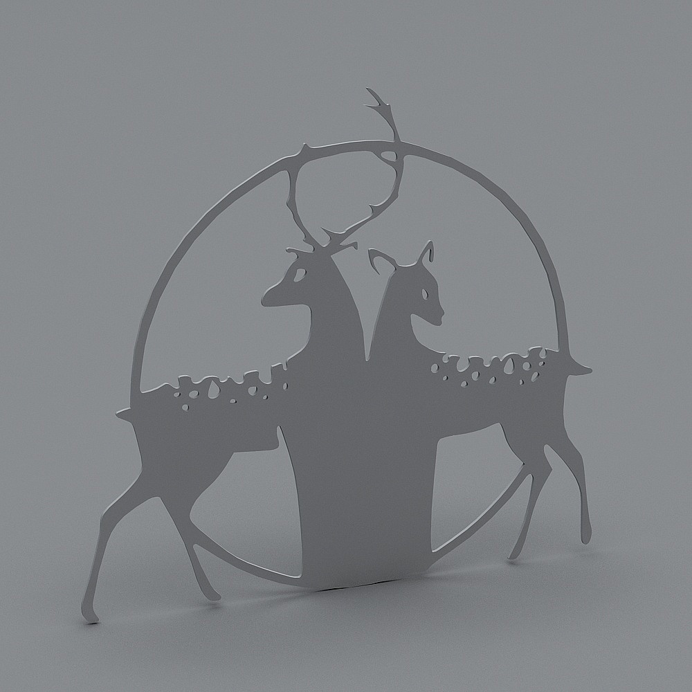 Moonlit Stroll 3D model