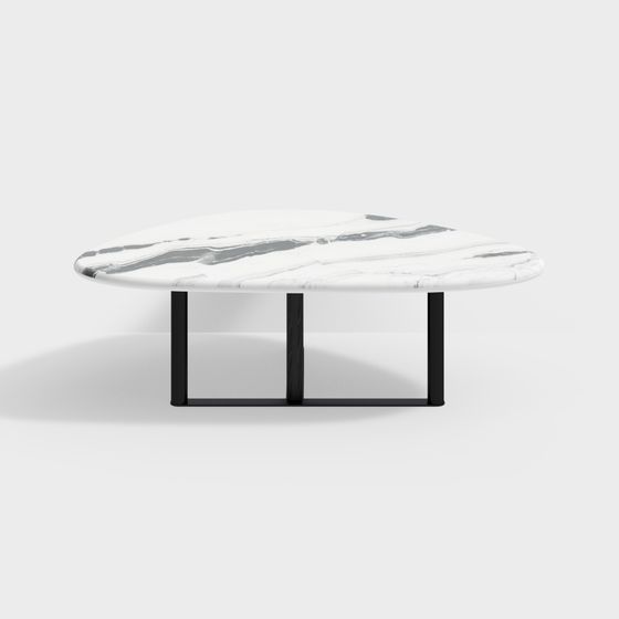 Elegant Marble Coffee Table 3D model
