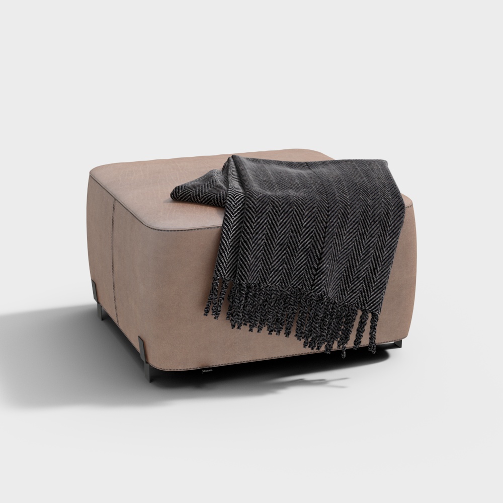 Light luxury living room sofa stool