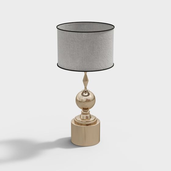 Elegant Table Lamp 3D model for Modern Homes