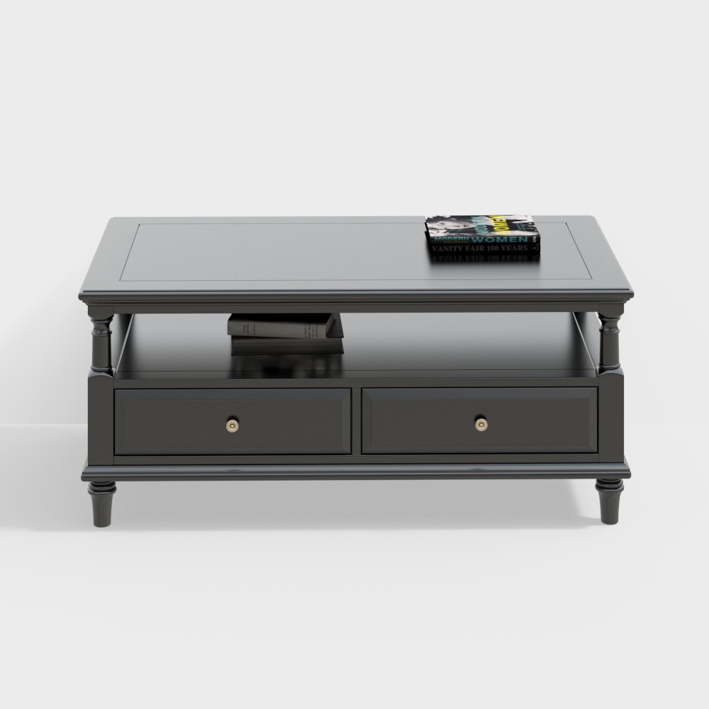 Elegant Low-Polygon Coffee Table – Modern Minimalist Design