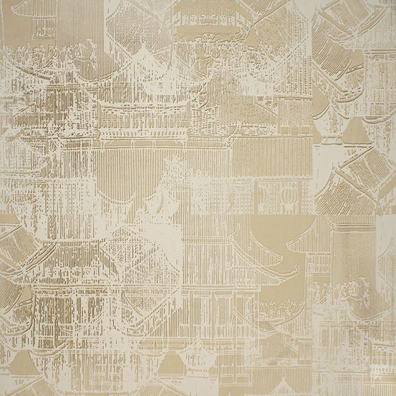 Beige Patterned Design Model 3D