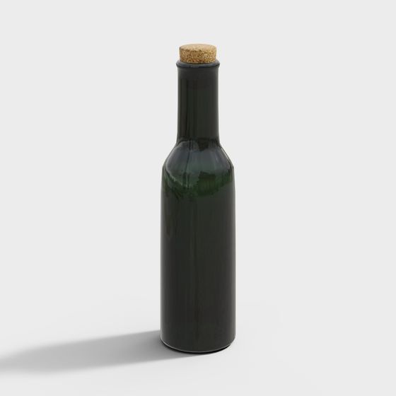 Vintage Bottle 3D model