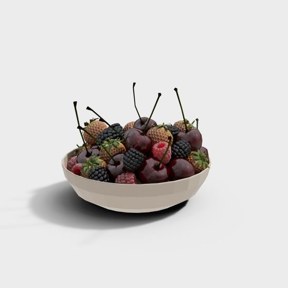 Fruit Bowl 3D Model for Creative Projects