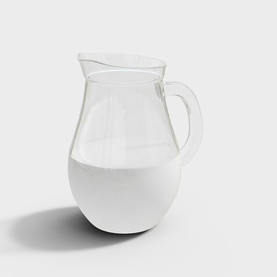 Minimalist Glass Kettle 3D Model
