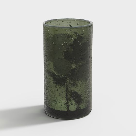 Elegant Low-Poly Glass Cup 3D Model