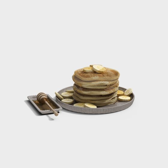 Delicious Pancake 3D model for Modern Kitchen Designs