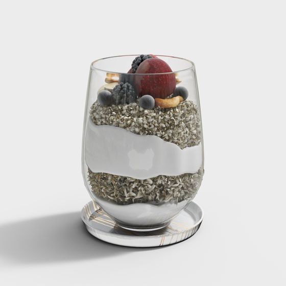 Yaourt aux fruits et flocons d'avoine