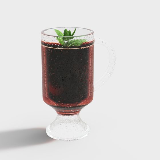 Refreshing Summer Mint Tea 3D model