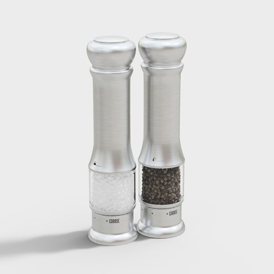 Exquisite Salt and Pepper Shakers 3D model