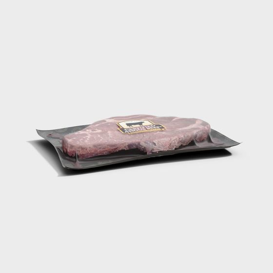 Realistic Beef Slices 3D model for Culinary Visualization