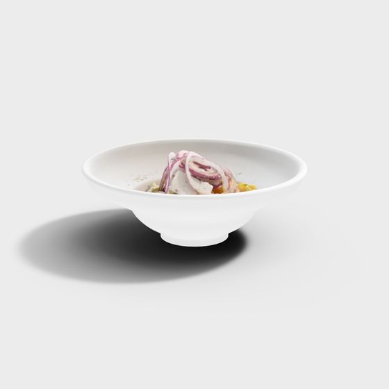 Exquisite Low-Poly 3D Bowl Model