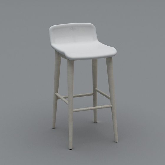 Urban Bar Stool 3D model for Modern Spaces