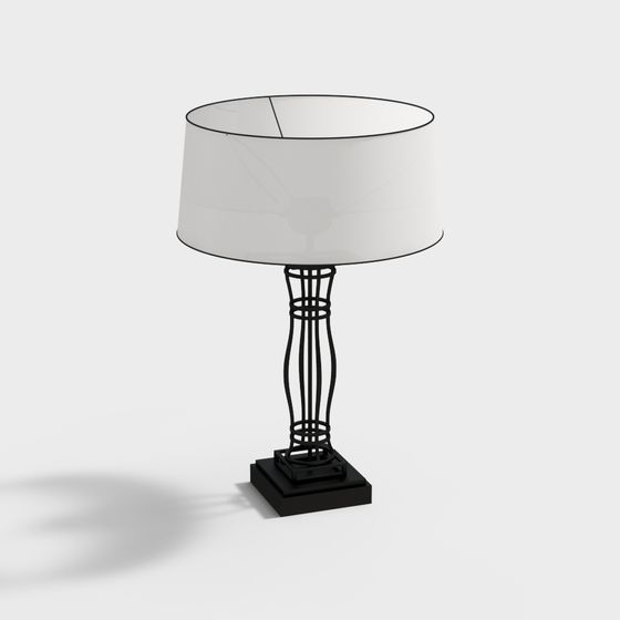Elegant Minimalist Table Lamp 3D model