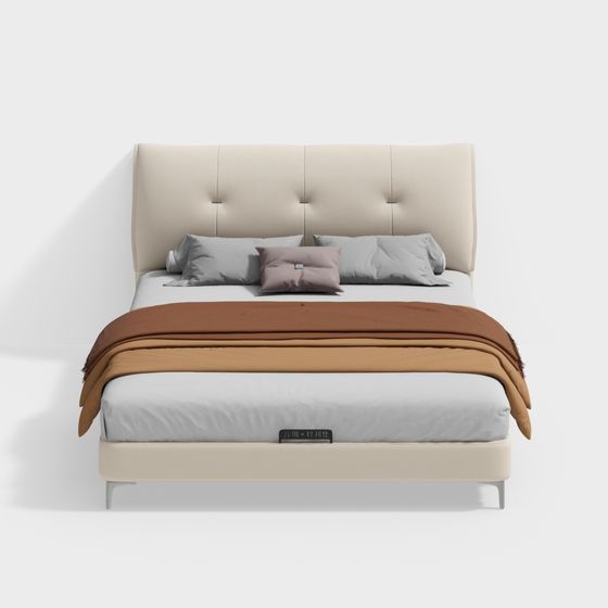 1.8米皮革雙人床