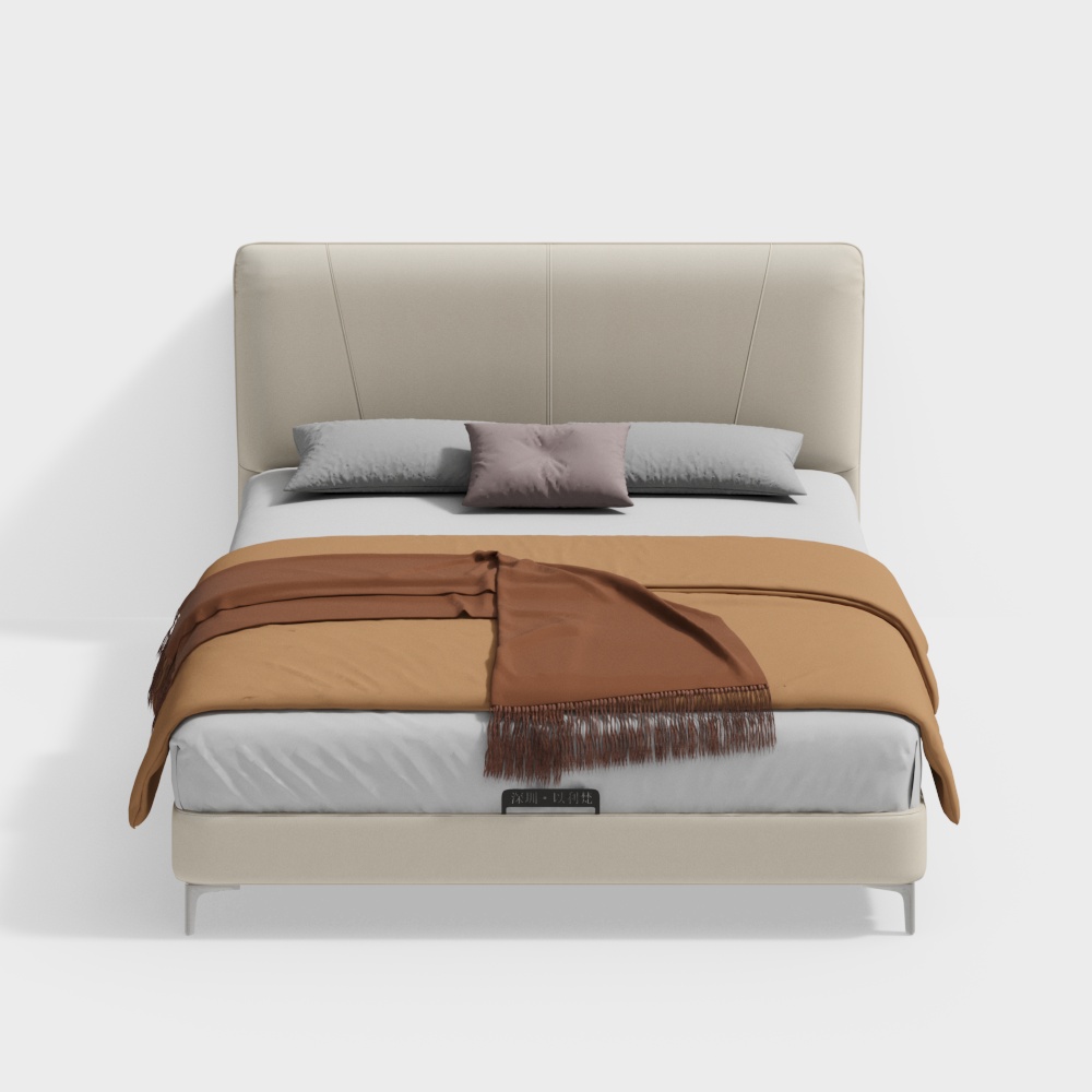 1.8m leather influencer Envelope bed Double bed