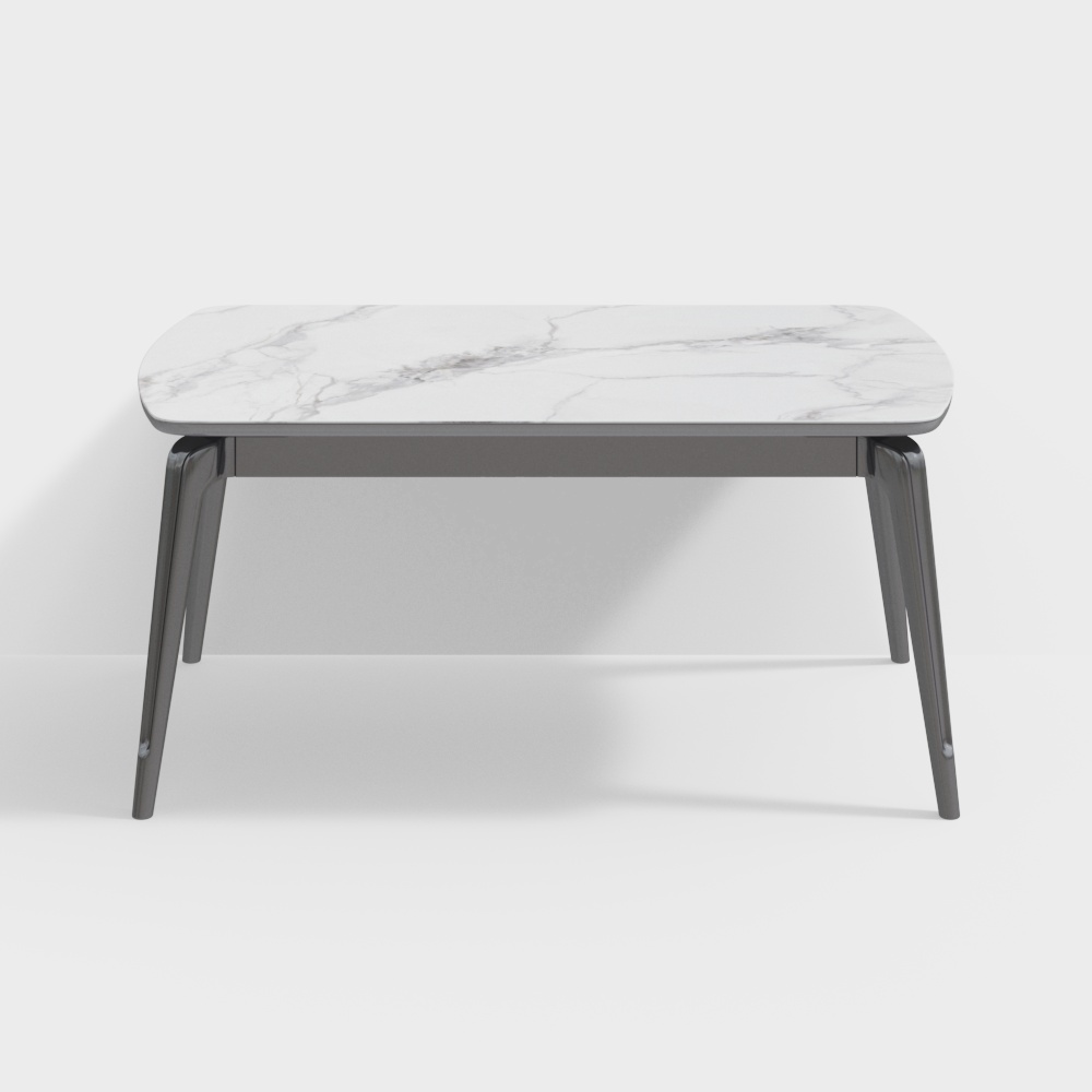 1.3m crystal solid wood dining table 705#