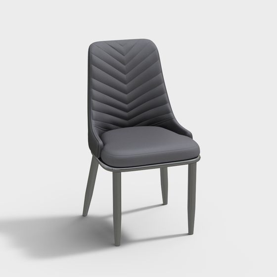 Urban Elegance Chair 3D model for Modern Spaces
