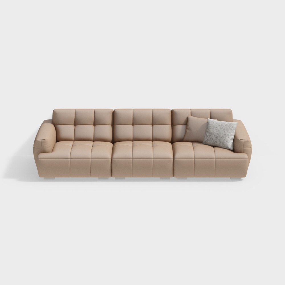 3m leather sofa for three people