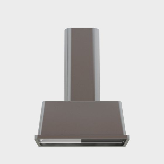 Sleek Minimalist Kitchen Hood 3D model