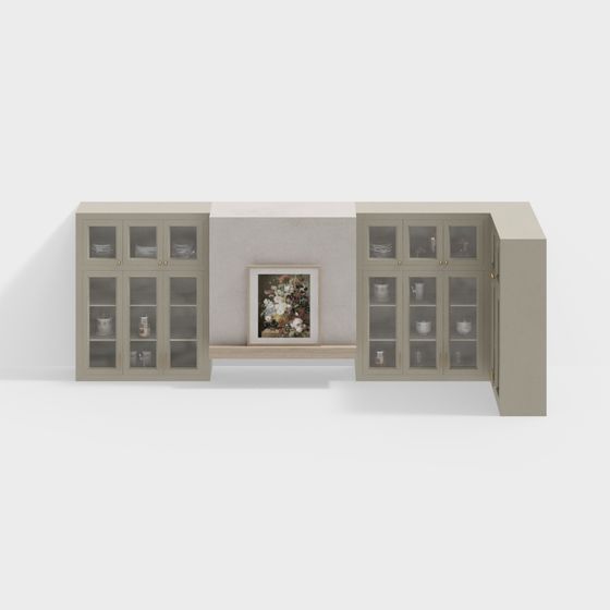 Stylish Low-Polygon Furniture 3D model for Modern Interiors